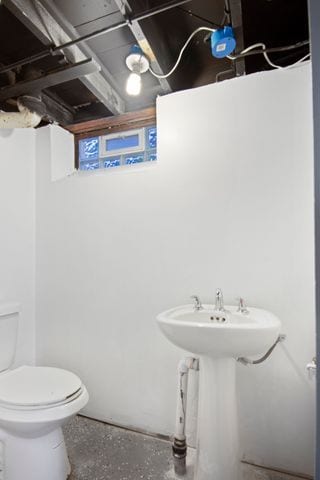 bathroom with toilet