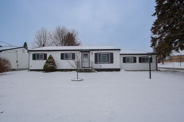 view of front of home