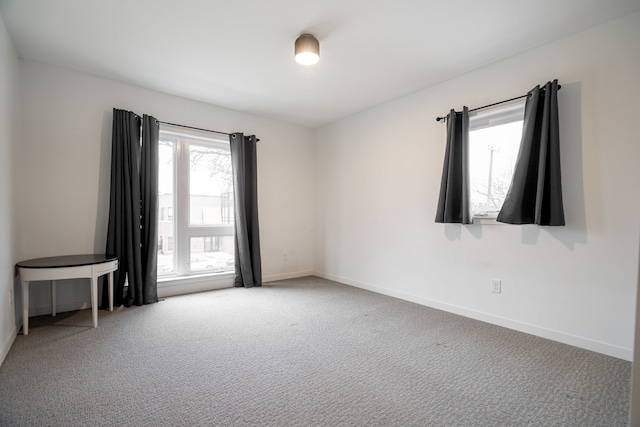 empty room featuring carpet