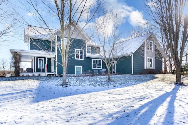 view of front of house with a porch