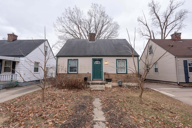 view of bungalow