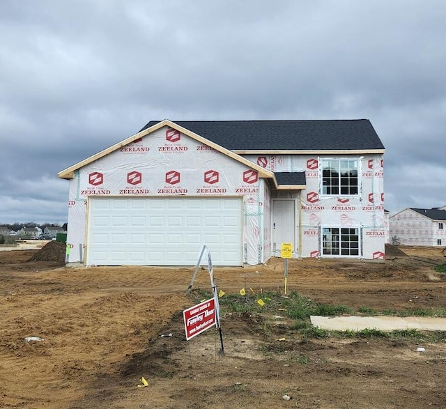 58930 Norton St, Mattawan, MI 49071 - property in mid-construction with an attached garage