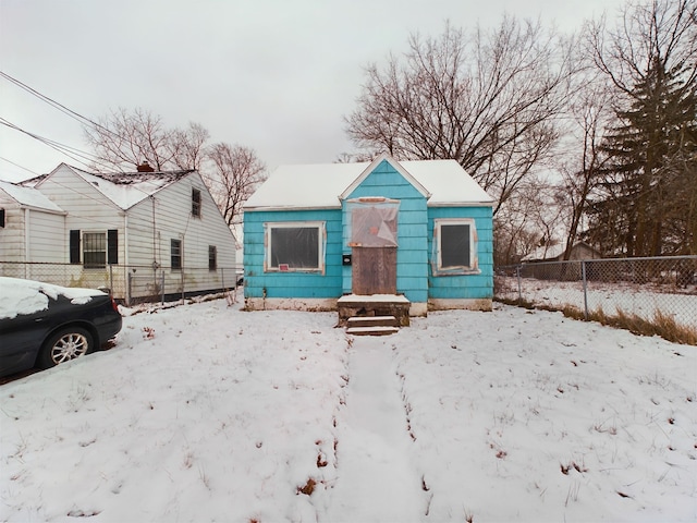 view of bungalow