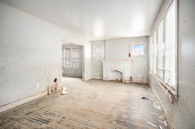 view of unfurnished living room