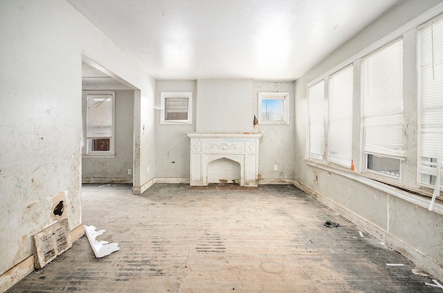 view of unfurnished living room