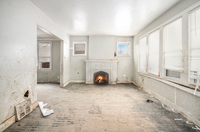 view of unfurnished living room