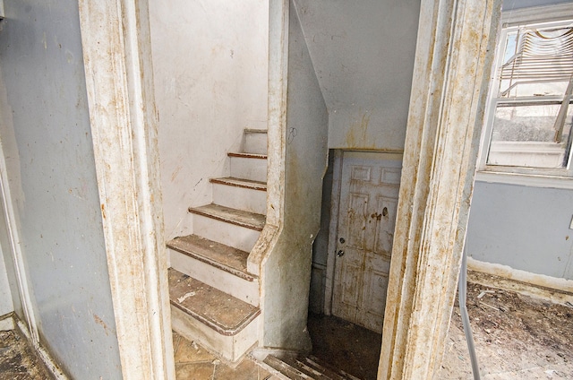 view of staircase