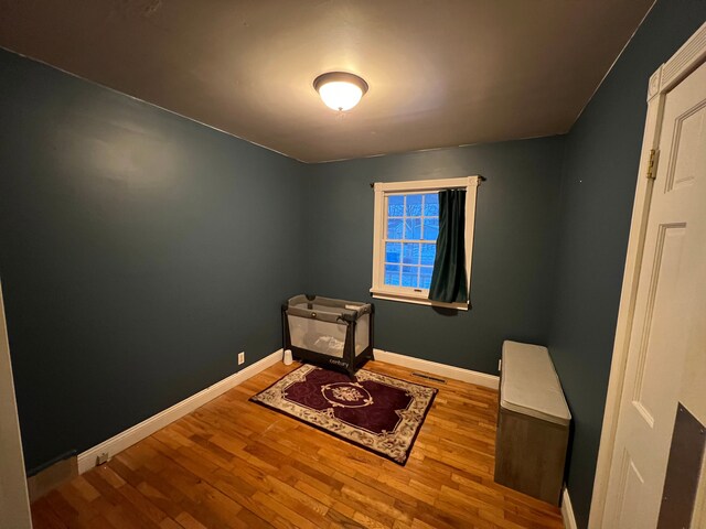 miscellaneous room with light wood-type flooring