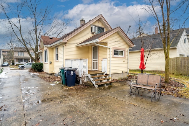 view of back of property