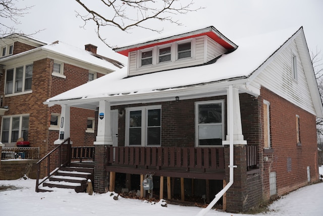 view of front of home