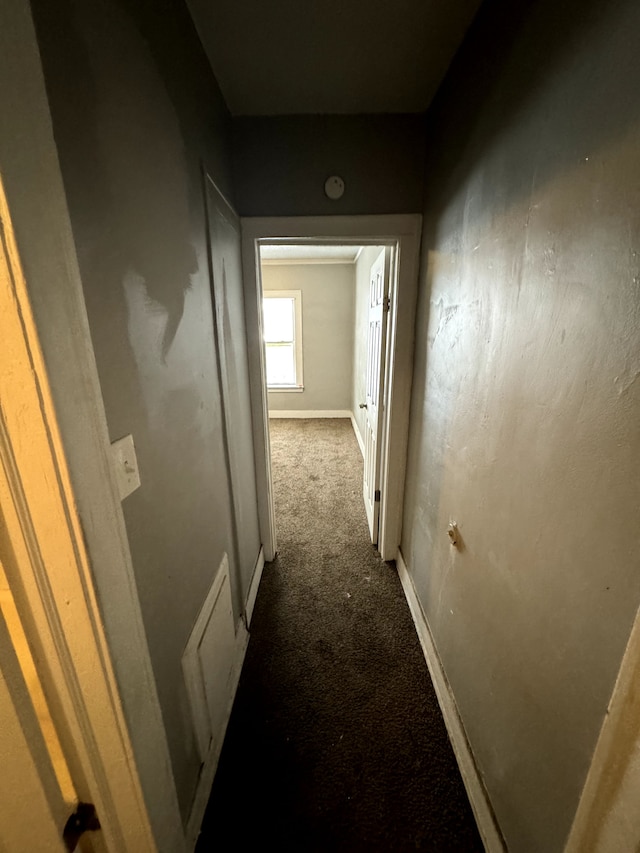 corridor with carpet