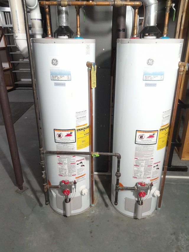 utilities with gas water heater