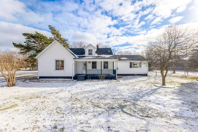 view of front of house featuring a porch