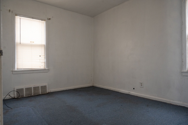 carpeted empty room featuring a healthy amount of sunlight