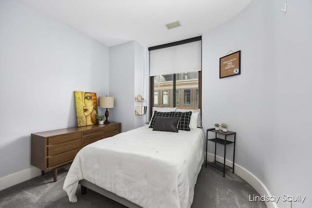 bedroom featuring carpet flooring