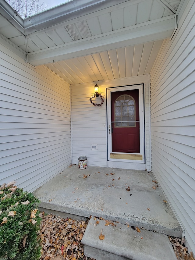 view of property entrance