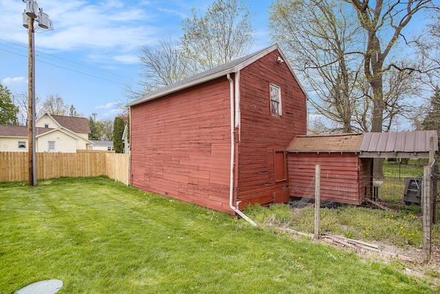 120 N Main St, Climax, MI 49034 - view of outbuilding featuring fence