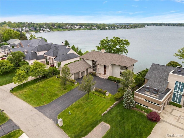 3468 Pine Estates Dr, West Bloomfield, MI 48323 - aerial view of residential area with a nearby body of water