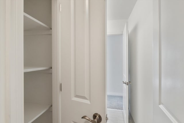 view of closet