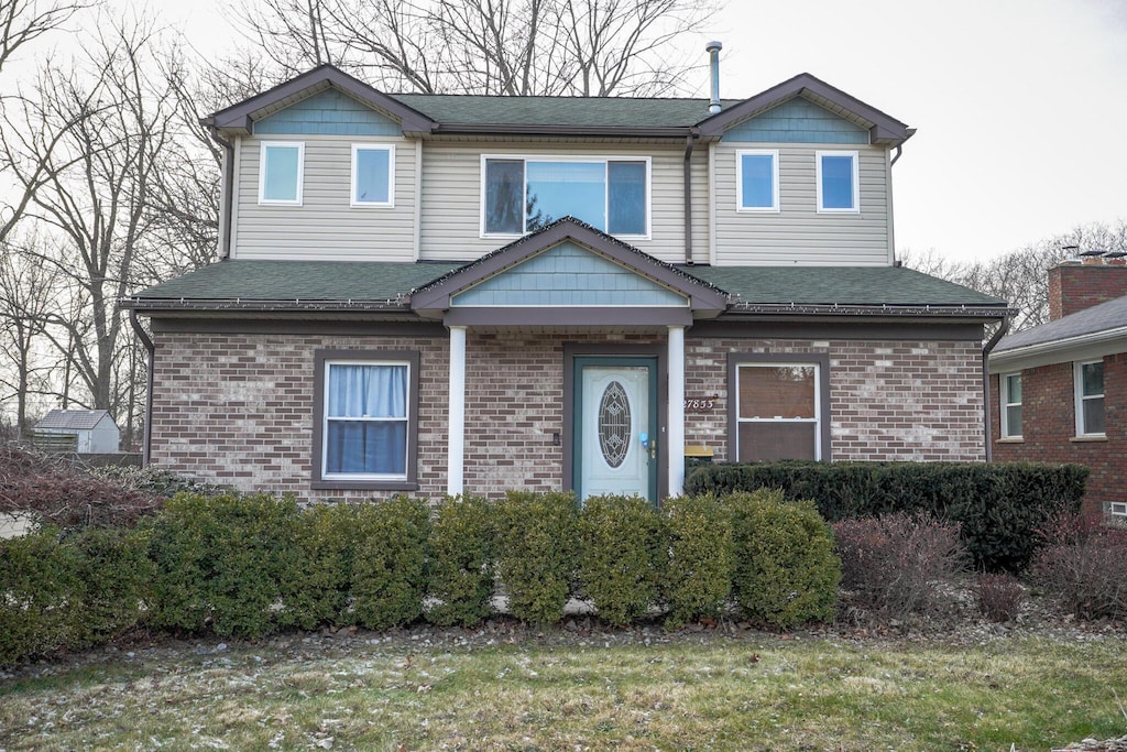 view of front of home