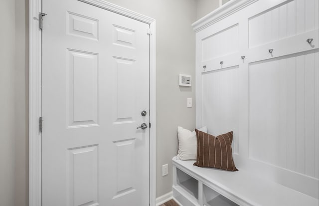 view of mudroom