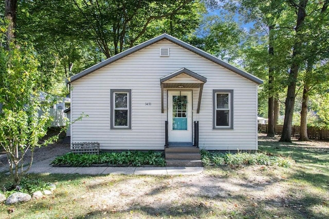 view of bungalow-style house