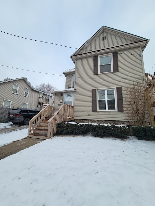 view of front of home