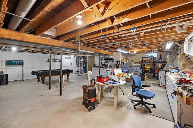 5400 Grange Hall Rd, Holly, MI 48442 - view of unfinished below grade area