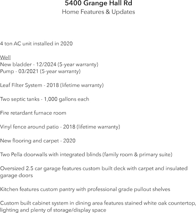 5400 Grange Hall Rd, Holly, MI 48442 - a document