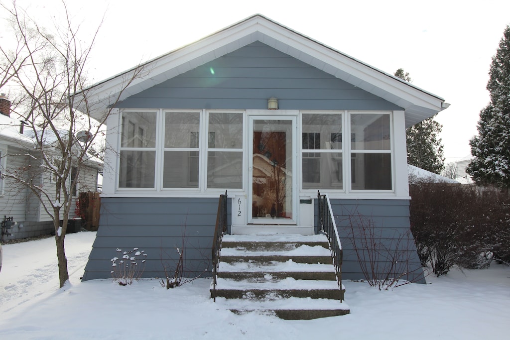 view of bungalow-style home