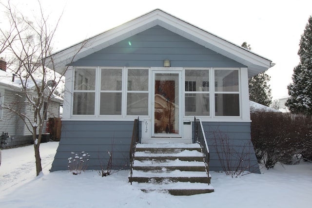 view of bungalow-style home