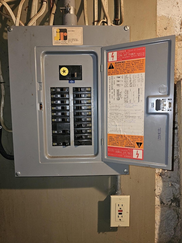 utilities with electric panel