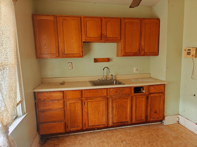 kitchen featuring sink