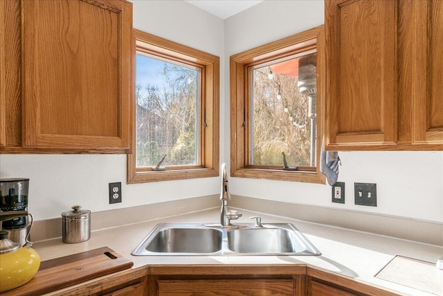 kitchen featuring sink