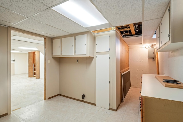 view of clothes washing area