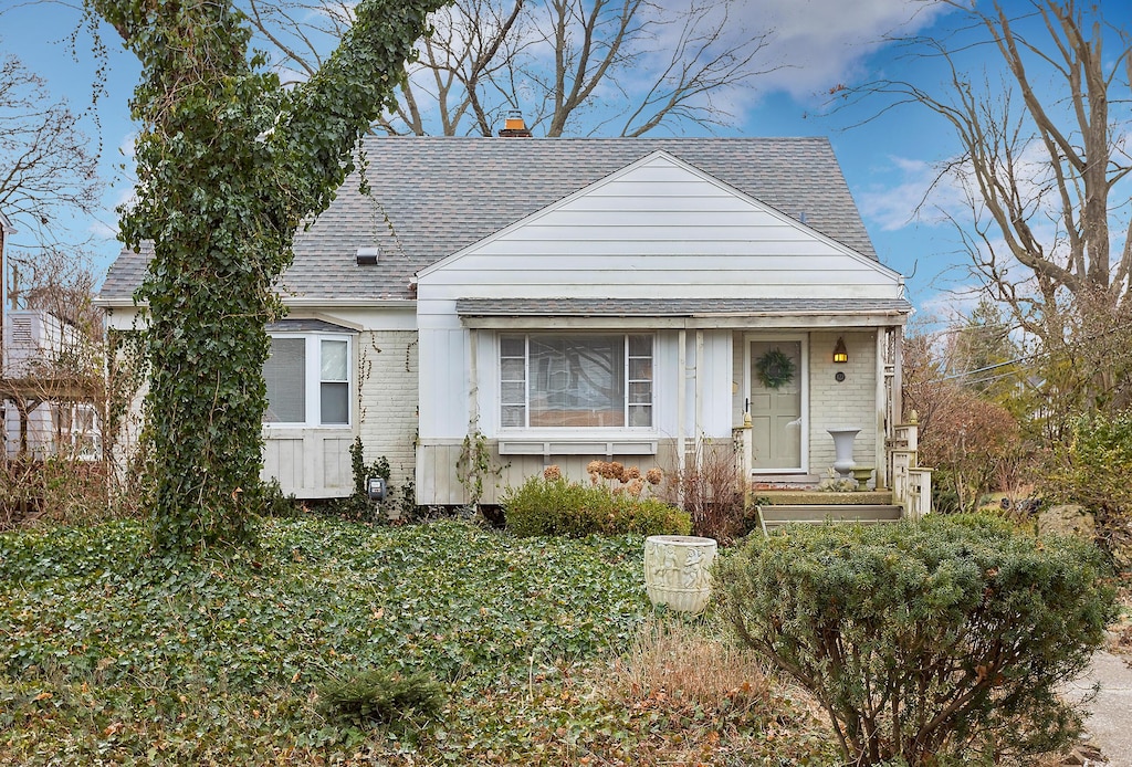 view of bungalow-style home