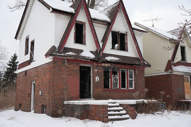 view of tudor house