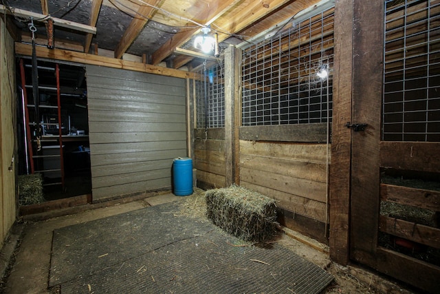 view of stable