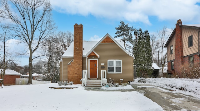 view of bungalow-style home