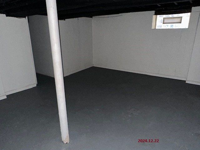 view of basement