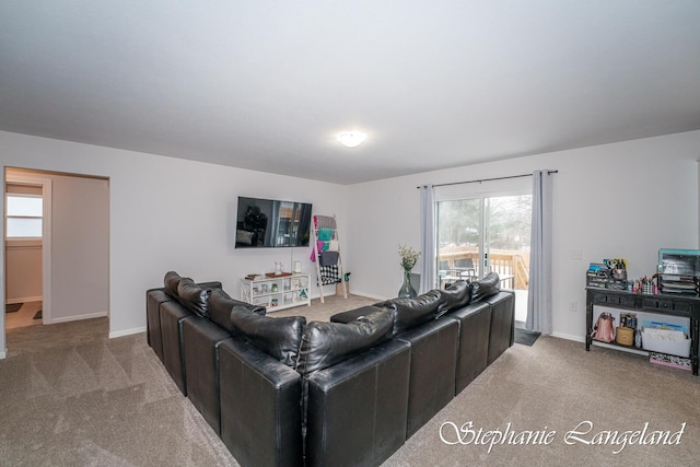 5337 Division Ave N, Comstock Park, MI 49321 - living room with carpet and baseboards