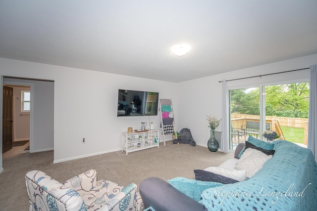 5337 Division Ave N, Comstock Park, MI 49321 - living room with carpet, baseboards, and healthy amount of natural light