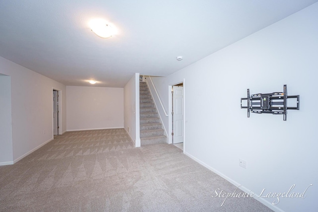 5337 Division Ave N, Comstock Park, MI 49321 - finished basement with stairs, carpet floors, and baseboards