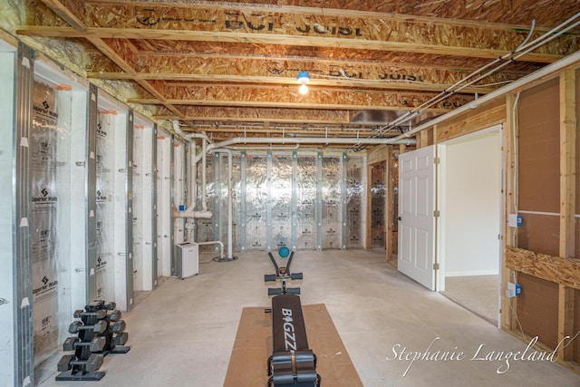 5337 Division Ave N, Comstock Park, MI 49321 - view of unfinished below grade area