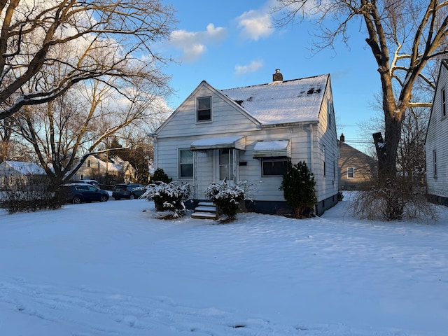 view of bungalow