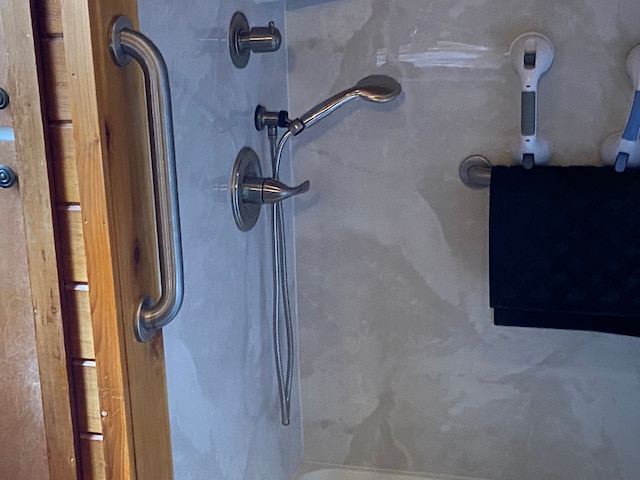 details with walk in shower