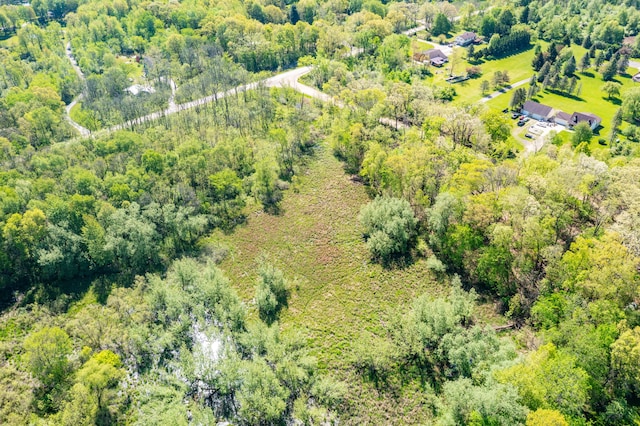 8899 Dwyer Rd, Howell, MI 48855 - aerial view of a heavily wooded area