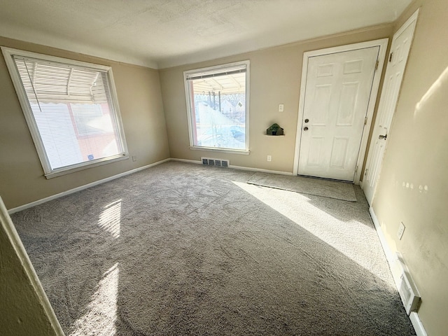 spare room featuring carpet floors