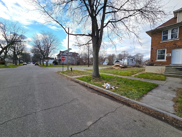 view of road