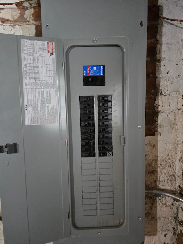 utility room featuring electric panel